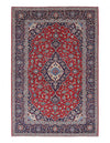 Red color fine Hand knotted Persian Kashan 6'8'' X 9'11''