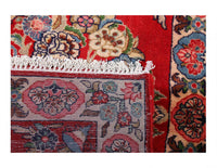 Persian hand knotted vintage sarouk 2'5'' X 3'2''