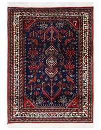 Navy Blue Persian Hand knotted Abadeh 2'9'' X 3'9''