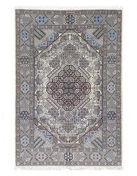 Fine Hand knotted Persian silk & wool Nain 6'8'' X 9'9''