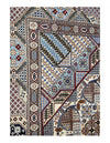 Fine Hand knotted Persian silk & wool Nain 6'8'' X 9'9''