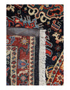 Navy blue Fine Hand knotted Persian bidjar runner 2' X 7'