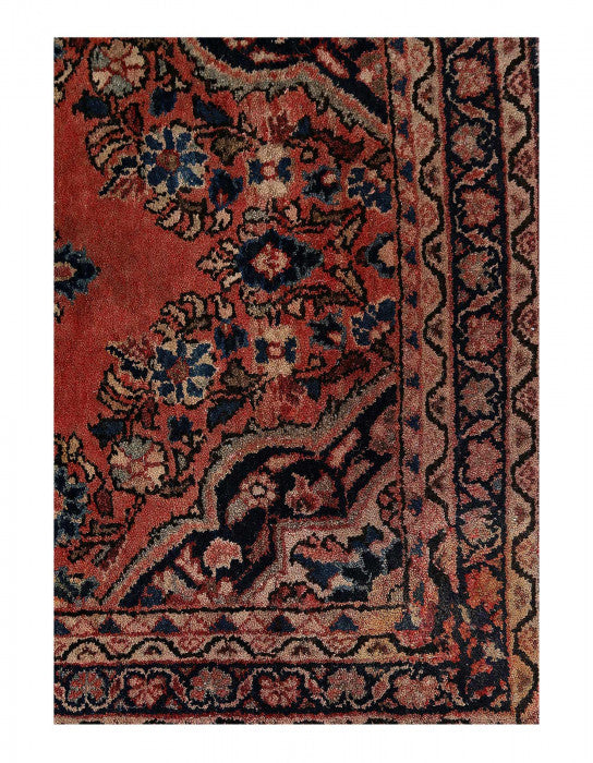 Persian Hand knotted Antique Sarouk 2' X 3'11''