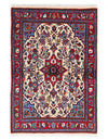 Persian Hand knotted vintage sarouk 2'2'' X 3'3''