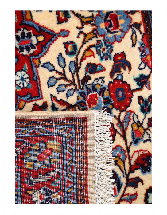 Persian Hand knotted vintage sarouk 2'2'' X 3'3''