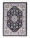 Fine Hand knotted Persian silk & wool Nain 2' X 3'