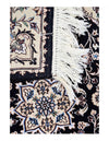 Fine Hand knotted Persian silk & wool Nain 2' X 3'