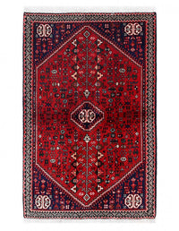 Red color Hand knotted Persian Abadeh rug 2' X 3'3''