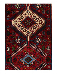 Fine Hand knotted Persian Yalameh runner 2'1'' X 6'9''