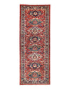 Red color fine hand knotted bidjar runner 2'2'' X 6'