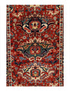 Red color fine hand knotted bidjar runner 2'2'' X 6'