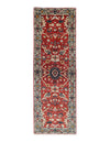 Red Color Fine Hand knotted Persian Bidjar runner 2' X 6'4''