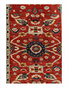 Red Color Fine Hand knotted Persian Bidjar runner 2' X 6'4''