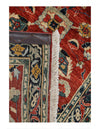 Red Color Fine Hand knotted Persian Bidjar runner 2' X 6'4''