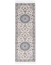 Fine Hand knotted Persian silk & wool Nain runner 2' X 6'1''