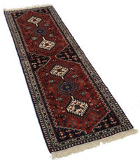 Fine Hand knotted Persian Yalameh runner 2'1'' X 6'6''