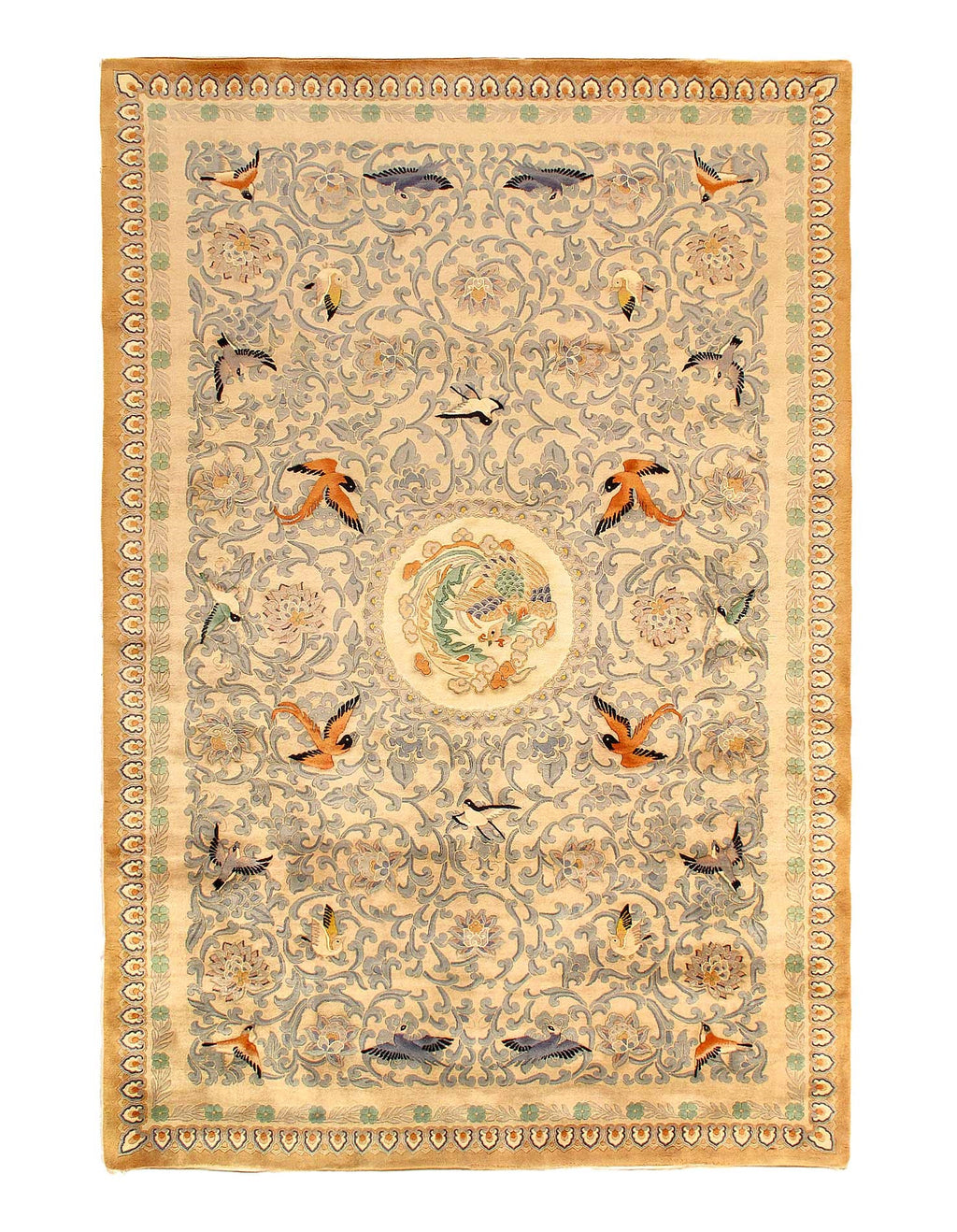 Fine Hand knotted Chinese Peking rug 5'11'' X 9' – Alexandria Fine Rugs