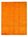 Gold Color Fine Hand knotted overdyed 5'2'' X 6'7''