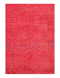 Fine hand knotted Overdyed Modern rug 5'7'' X 9'3''