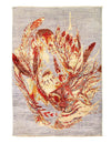 Fine Hand Knotted Modern rug 3'3'' X 4'9''