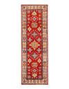 Red Color Fine Hand knotted Kazak runner 2'5'' X 7'6''