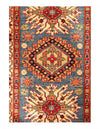 Light Blue Fine Hand knotted Kazak runner 2'7'' X 8'4''