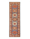 Light Blue Fine Hand knotted Kazak runner 2'7'' X 8'4''