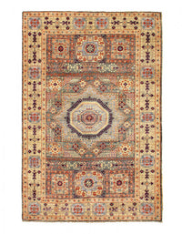 Light Brown Fine Hand knotted Mamluk rug 3'5'' X 5'2''