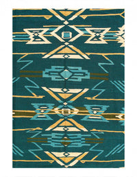 Pasargad Caucasian Tribal Style Flat Weave kilim 6'4'' X 9'8''