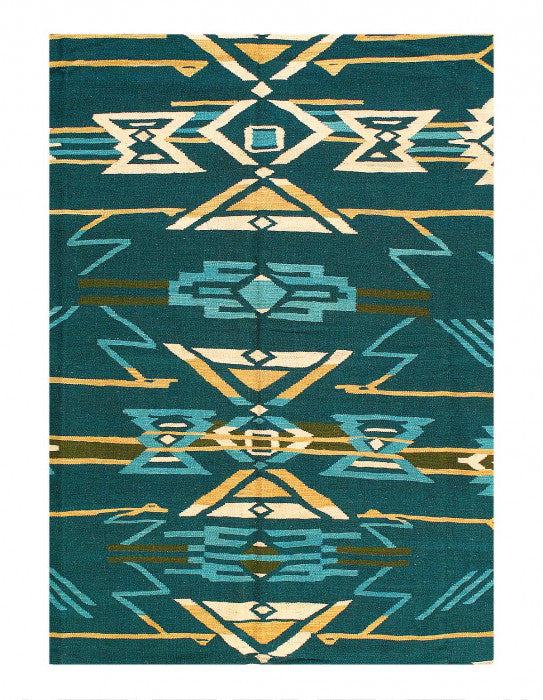 Pasargad Caucasian Tribal Style Flat Weave kilim 6'4'' X 9'8''