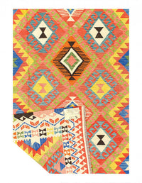 Pasargad Caucasian Tribal Style Flat Weave kilim 6'7'' X 10'3''