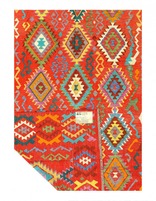 Pasargad Caucasian Tribal Style Flat Weave kilim 6'11'' X 9'11''