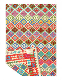 Pasargad Caucasian Tribal Style Flat Weave kilim 6'8'' X 9'7''