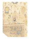 Ivory Color fine hand knotted Oushak rug 5'7'' X 9'6''