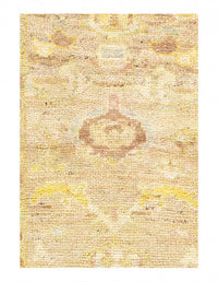 Ivory Color fine hand knotted Oushak rug 2'11'' X 4'8''