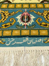 Fine Hand knotted Silk & wool Persian Isfahan 3'5'' X 5'2''