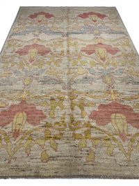 Fine Hand knotted Persian Sultanabad Rug 6'1'' X 9'4''