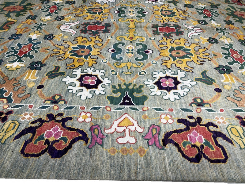 Fine Hand knotted Persian sultanabad rug 8'4'' X 11'5''